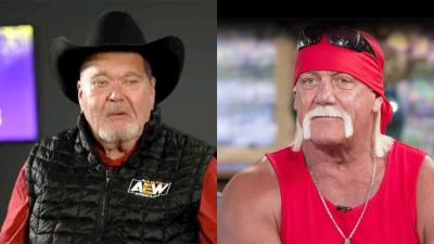 Jim Ross y Hulk Hogan 