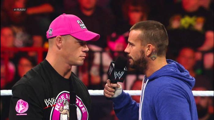 CM Punk y John Cena
