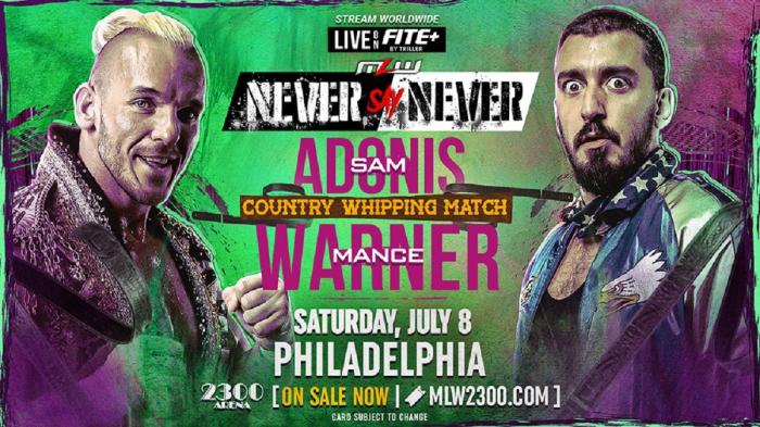 Mance Warner vs. Sam Adonis MLW Never Say Never 2023