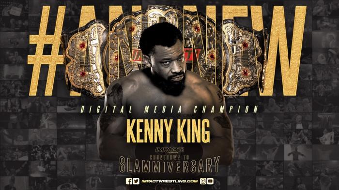 Kenny King se coronó nuevo campeón Digital Media en Slammiversary 2023