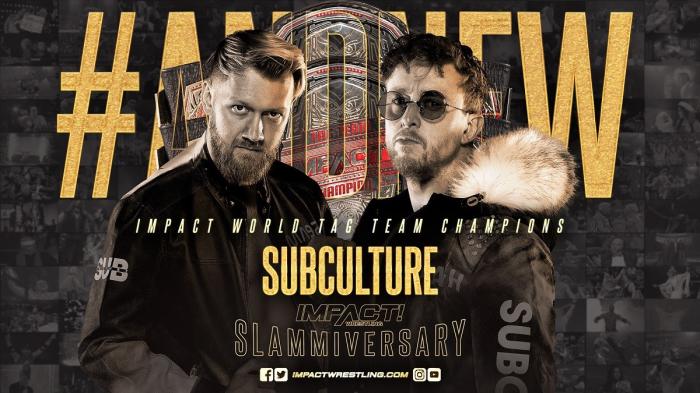 SUBCULTURE ganan los Campeonatos Mundiales en Parejas de IMPACT en Slammiversary 2023