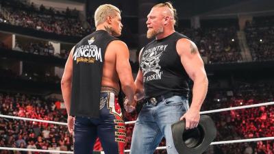 Cody Rhodes y Brock Lesnar