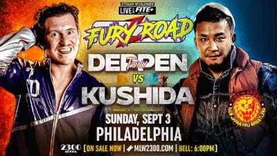 KUSHIDA vs. Tony Deppen MLW Fury Road