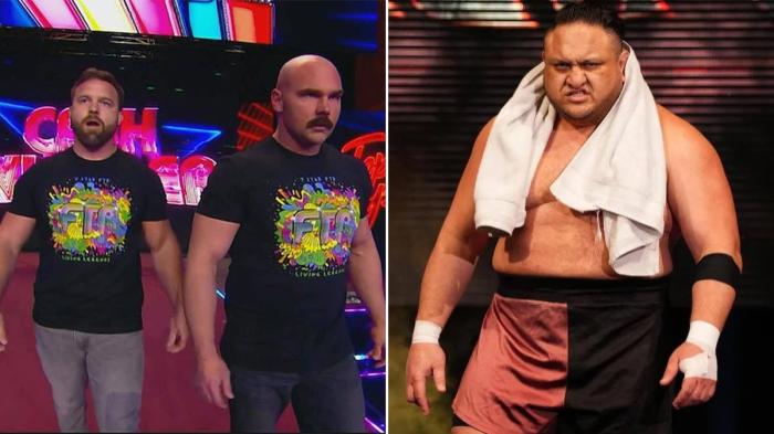 FTR (Dax Harwood y Cash Wheeler) y Samoa Joe