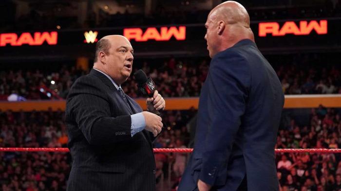 Paul Heyman y Kurt Angle