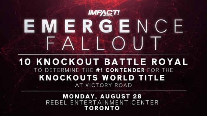 IMPACT anuncia seis combates para las grabaciones de TV posteriores a Emergence 2023