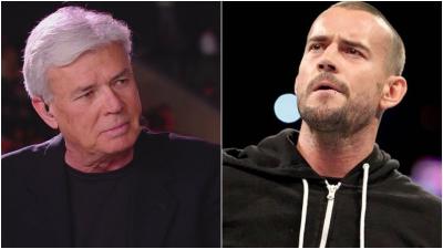 Eric Bischoff y CM Punk 
