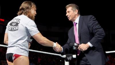 Vince McMahon y Bryan Danielson 