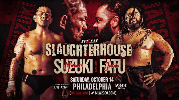 Minoru Suzuki vs Jacob Fatu MLW Slaughterhouse