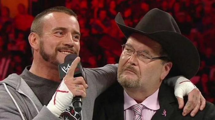 Jim Ross y CM Punk 