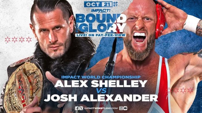 IMPACT anuncia que Josh Alexander y Alex Shelley se enfrentarán en Bound For Glory 2023