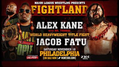 Alex Kane vs Jaocb Fatu MLW Fightland 2023