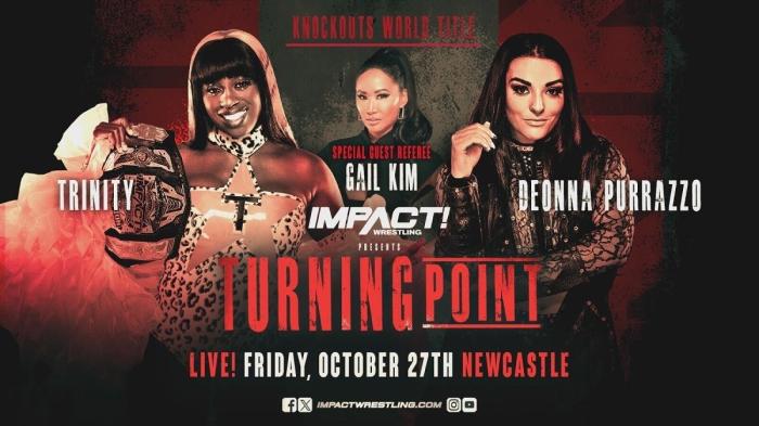 Gail Kim será la referí especial del combate entre Trinity y Deonna Purrazzo en IMPACT Turning Point 2023