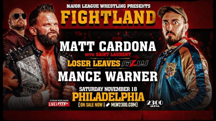 Mance Warner vs. Matt Cardona MLW Fightland 2023