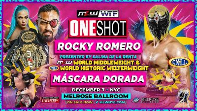 Rocky Romero vs. Mascara Dorada MLW One-Shot 2023