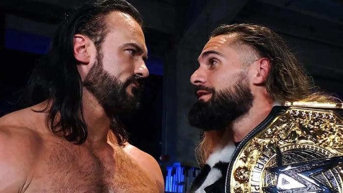 Drew McIntyre y Seth Rollins