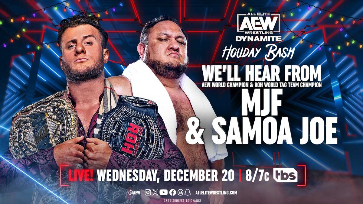 Previa AEW Dynamite Holiday Bash 20 De Diciembre De 2023