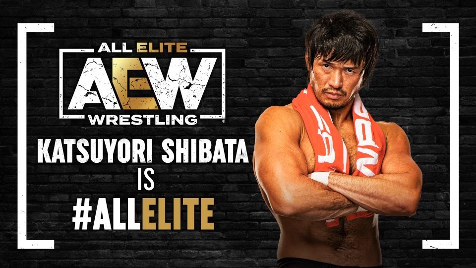All Elite Wrestling anuncia la contratación de Katsuyori Shibata