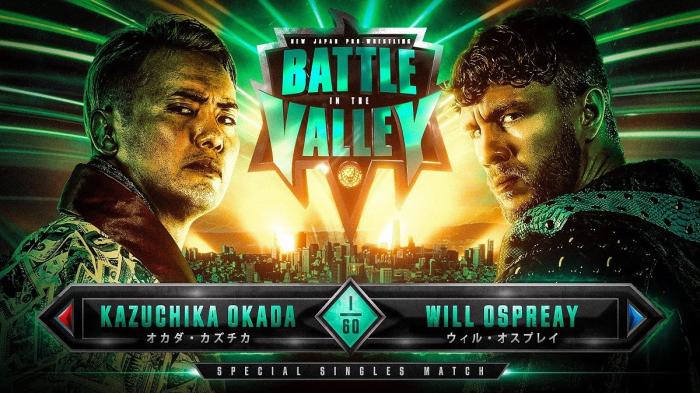 NJPW BATTLE IN THE VALLEY 2024 OSPREAY OKADA