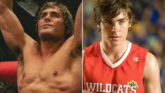 Zac Efron como Kevin Von Erich y Troy Bolton