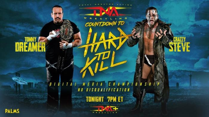 Crazzy Steve gana el Campeonato Digital Media en el preshow de TNA Hard To Kill 2024