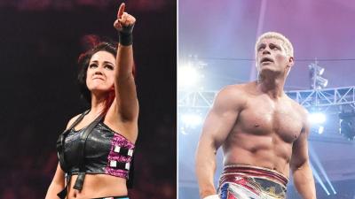 Bayley y Cody Rhodes