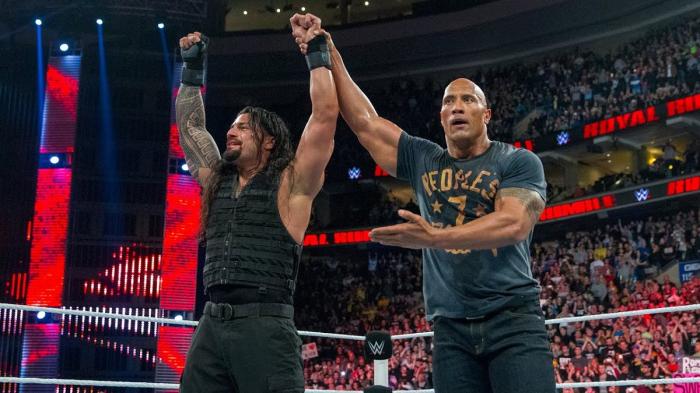 Roman Reigns y The Rock