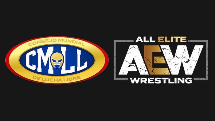 AEW y CMLL logos