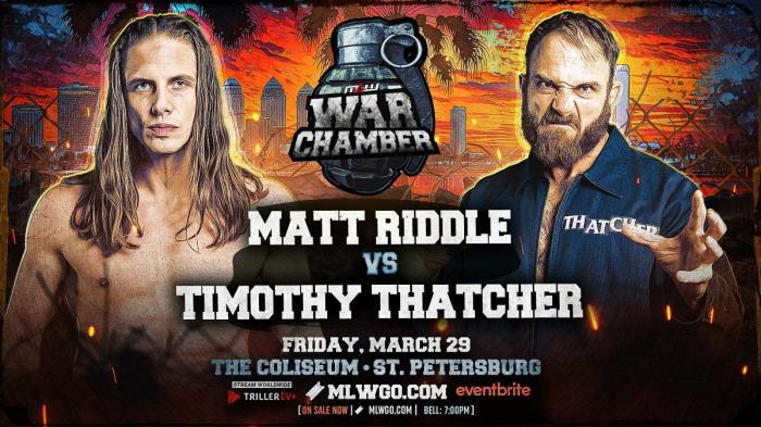 Timothy Thatcher vs. Matt Riddle MLW War Chamber 2024