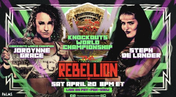 Steph De Lander enfrentará a Jordynne Grace por el Campeonato Mundial de las Knockouts en TNA Rebellion 2024