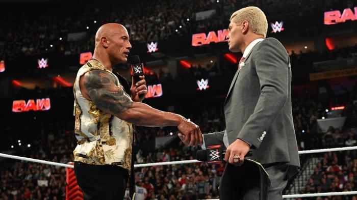 The Rock y Cody Rhodes