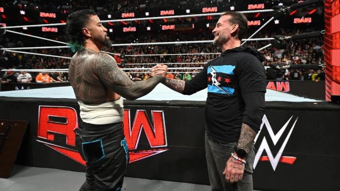 Jey Uso y CM Punk