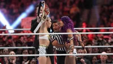 Ronda Rousey y Sasha Banks