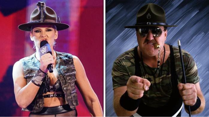 Lacey Evans & Sgt. Slaughter