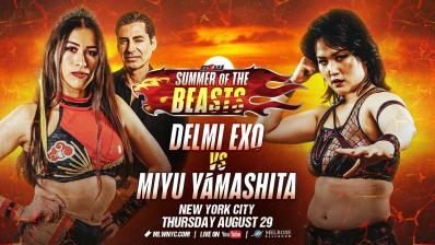 Delmi Exo vs Miyu Yamashita MLW Summer of the Beasts