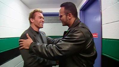 Arnold Schwarzenegger y The Rock