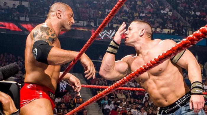 Batista y John Cena