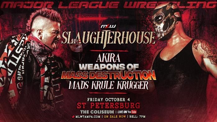 AKIRA vs. Mads Krügger MLW Slaughterhouse 2024