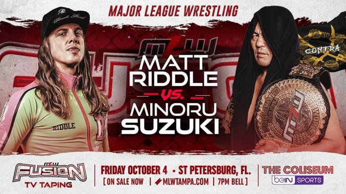 Matt Riddle vs. Minoru Suzuki MLW