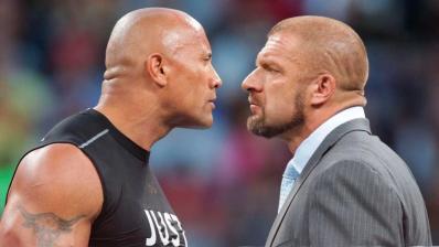 The Rock y Triple H