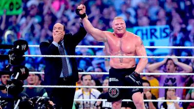 Paul Heyman y Brock Lesnar