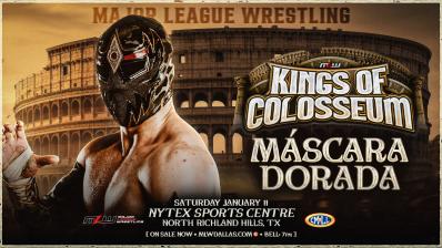 Máscara Dorada MLW Kings of Colosseum