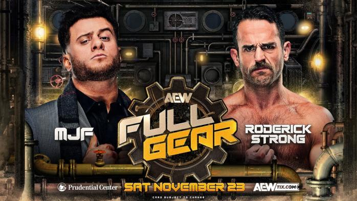 Roderick Strong obtiene la oportunidad de enfrentarse a MJF en AEW Full Gear 2024