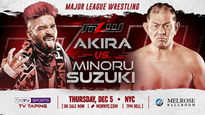 AKIRA vs Minoru Suzuki MLW x beIN