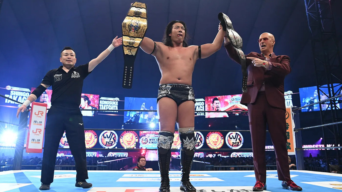 NJPW Wrestle Kingdom 19: Konosuke Takeshita, nuevo campeón NEVER Openweight