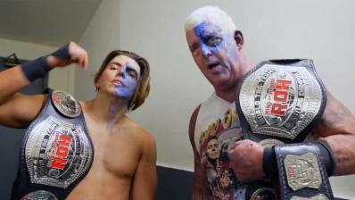 Sammy Guevara y Dustin Rhodes