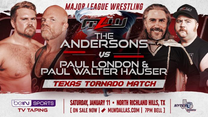 Andersons vs PWH y Paul London MLW x beIN Sports