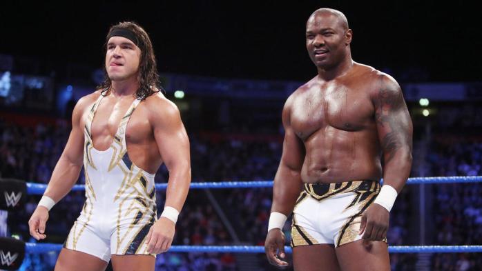 Shelton Benjamin y Chad Gable