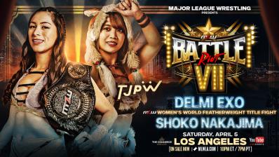 Delmi Exo vs Shoko Nakajima MLW Battle Riot VII