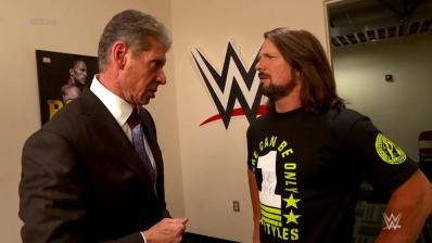 AJ Styles y Vince McMahon